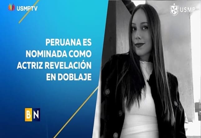 PERUANA ES ACTRIZ REVELACIÓN DE DOBLAJE INTERNACIONAL